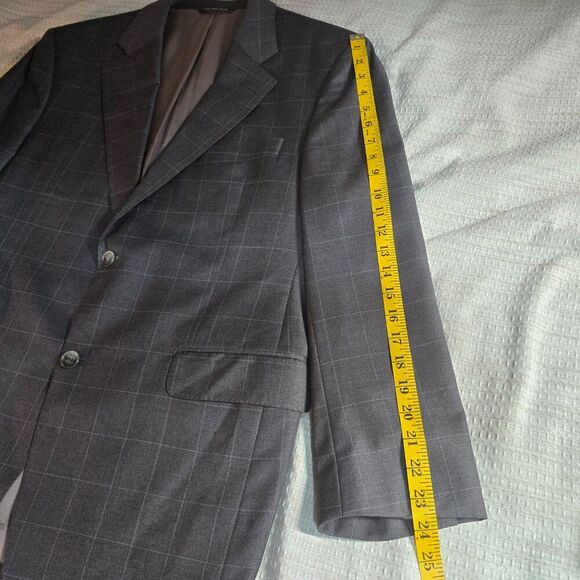 Faconnable Gray Men's Wool Suit 42R/35R - Picture 9 of 16